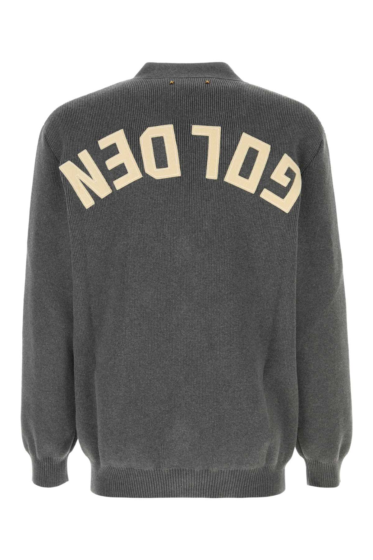 Golden Golden Goose Deluxe Brand ダークグレー コットンブレンド ダリル カーディガン - Image 5