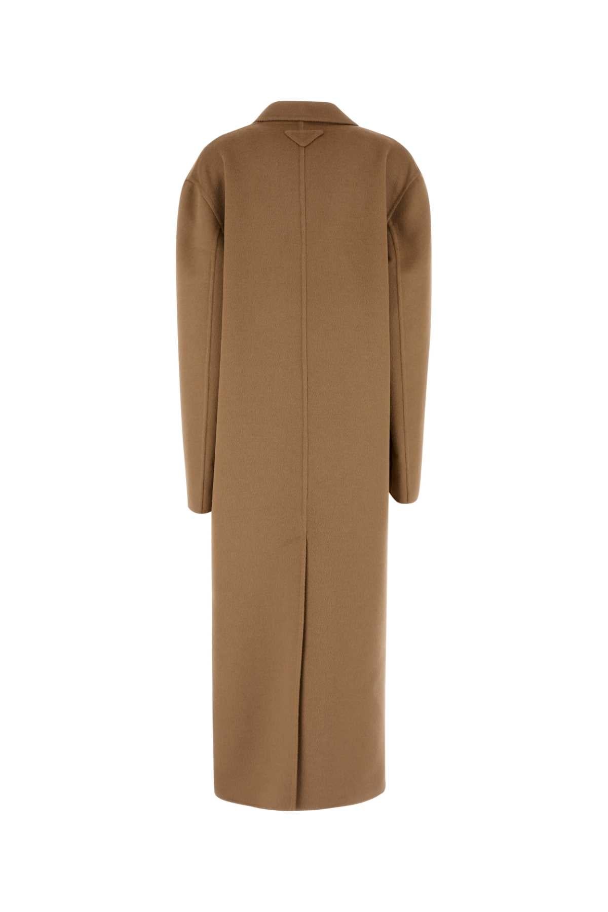 Prada プラダキャメルウールブレンドコート - Image 5