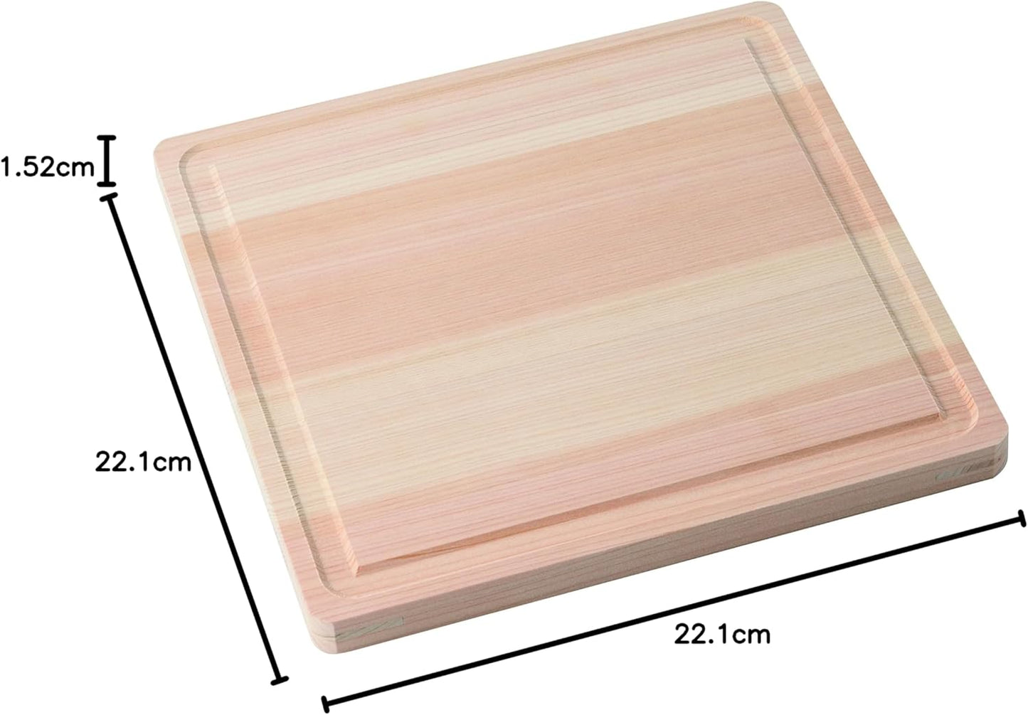 Zwilling 35100-085 Hinoki Cutting Board S Cutting Board, Made in Japan