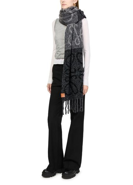 LOEWE Anagram scarf in alpaca and wool - Image 5