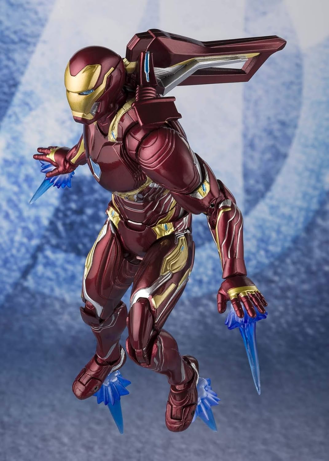 S.H. Figuarts Avengers Iron Man Mark 50 Nano Weapon Set 2 (Avengers: End Game), Approximately 6.1 inches (155 mm), PVC & ABS & Die-cast Pre-Painted Complete Action Figure