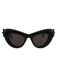 Balenciaga Grey Nylon Mono Square Sunglasses - Image 5