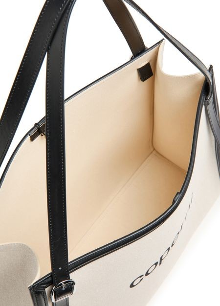 COPERNI ブランドロゴ キャンバス ベルトトートバッグ - Image 5