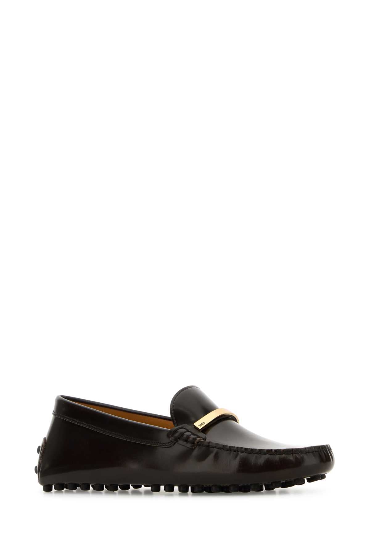 Tods トッド 'S 茶色の革のローファー - Image 5