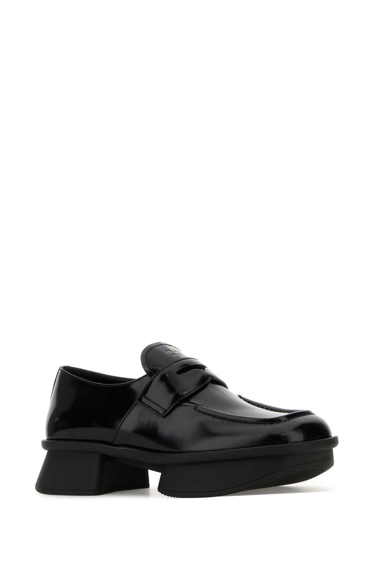 Prada プラダブラックレザーはローファーに等しい - Image 5