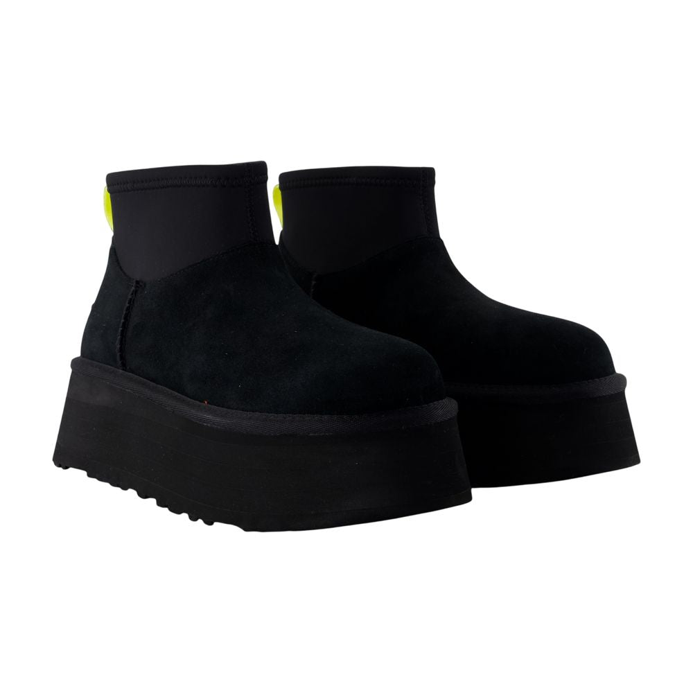 Ugg クラシック ミニ ディッパー アンクル ブーツ Ugg レザー ブラック - Image 5