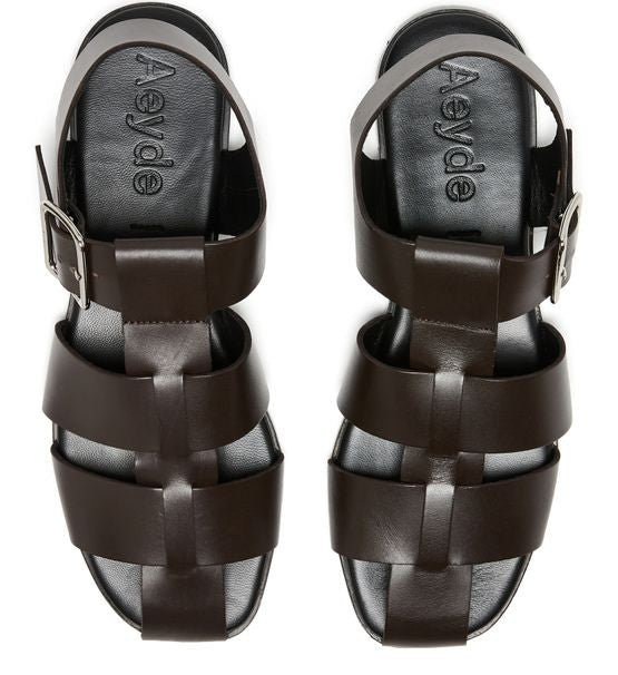 AEYDE Whit calf leather sandals - Image 5