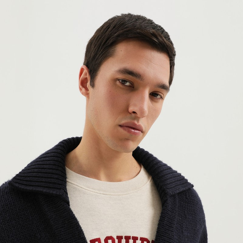 1989 1989スタジオブルーウールカーディガン - Image 5