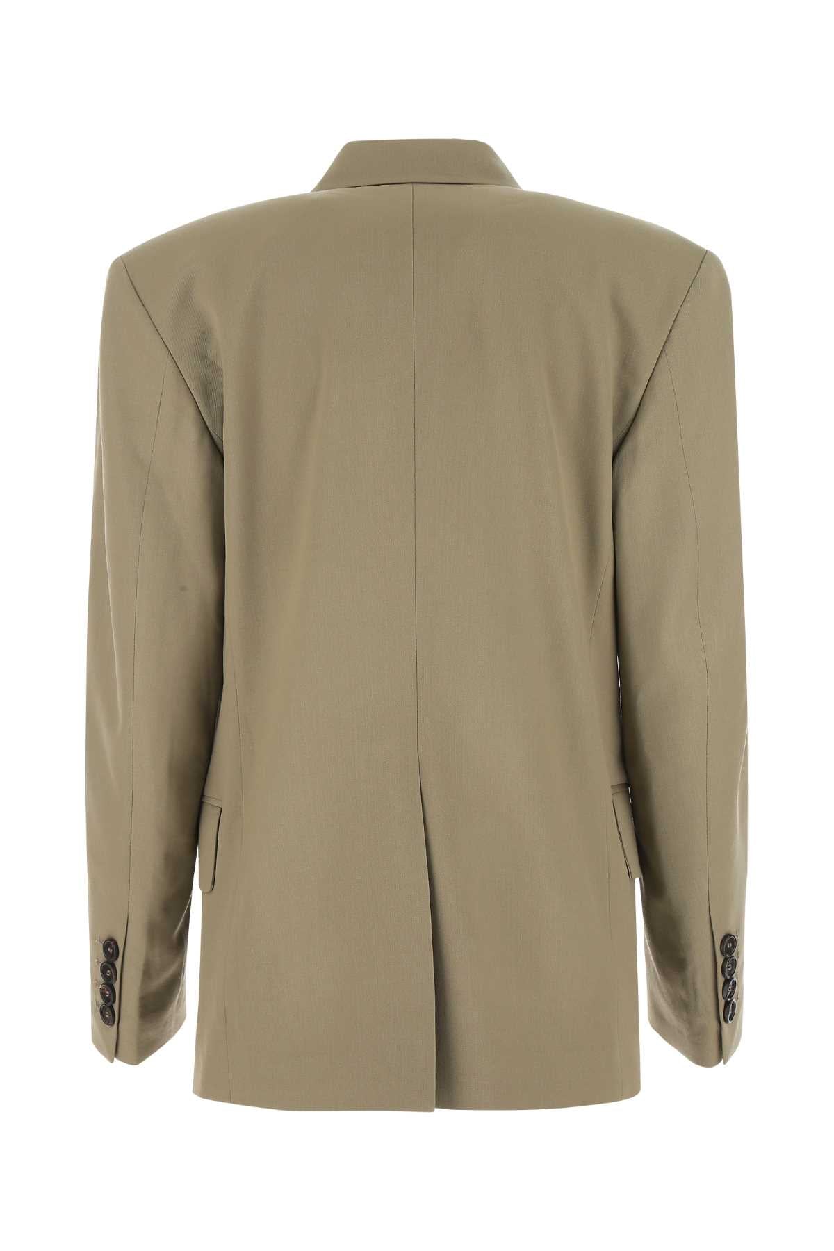 Low ロークラシックダブグレーウールブレザー - Image 5