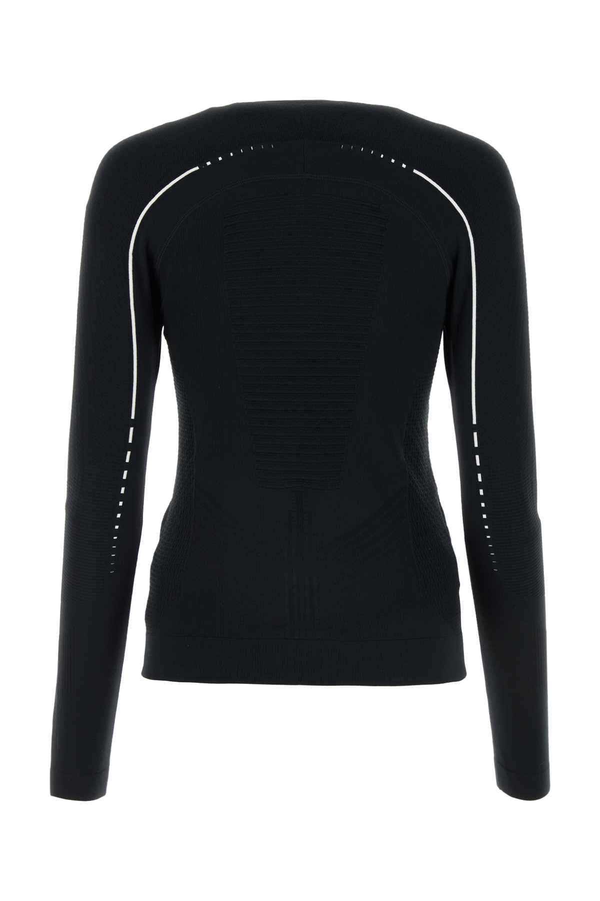 Prada プラダブラックテックファブリックTシャツ - Image 5