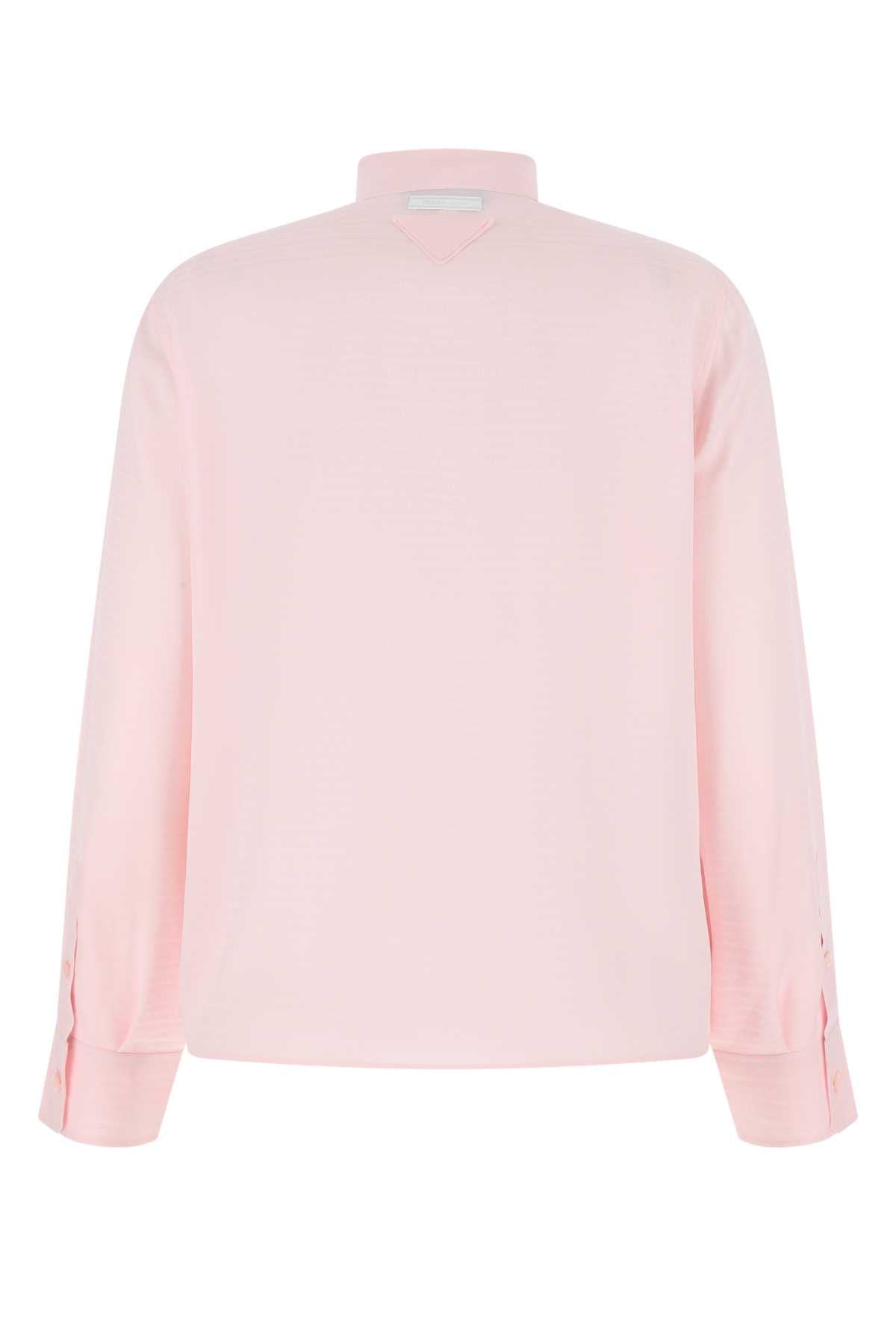 Prada プラダパステルピンククレープシャツ - Image 5