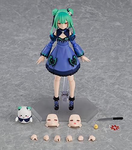 figma Holo Live Productions M06788 Junwa Rushia Non-Scale Plastic Pre-painted Action Figure, Dedicated Base Included