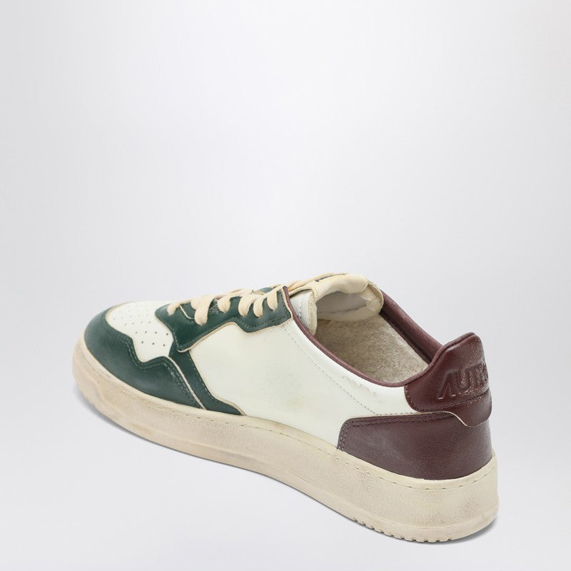 Autry Autry White/Green/Rum Medalist Low Super Vintageスニーカー - Image 5