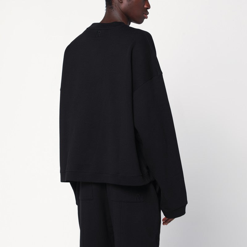 Represent ブラッククルーネックスウェットシャツを表します - Image 5