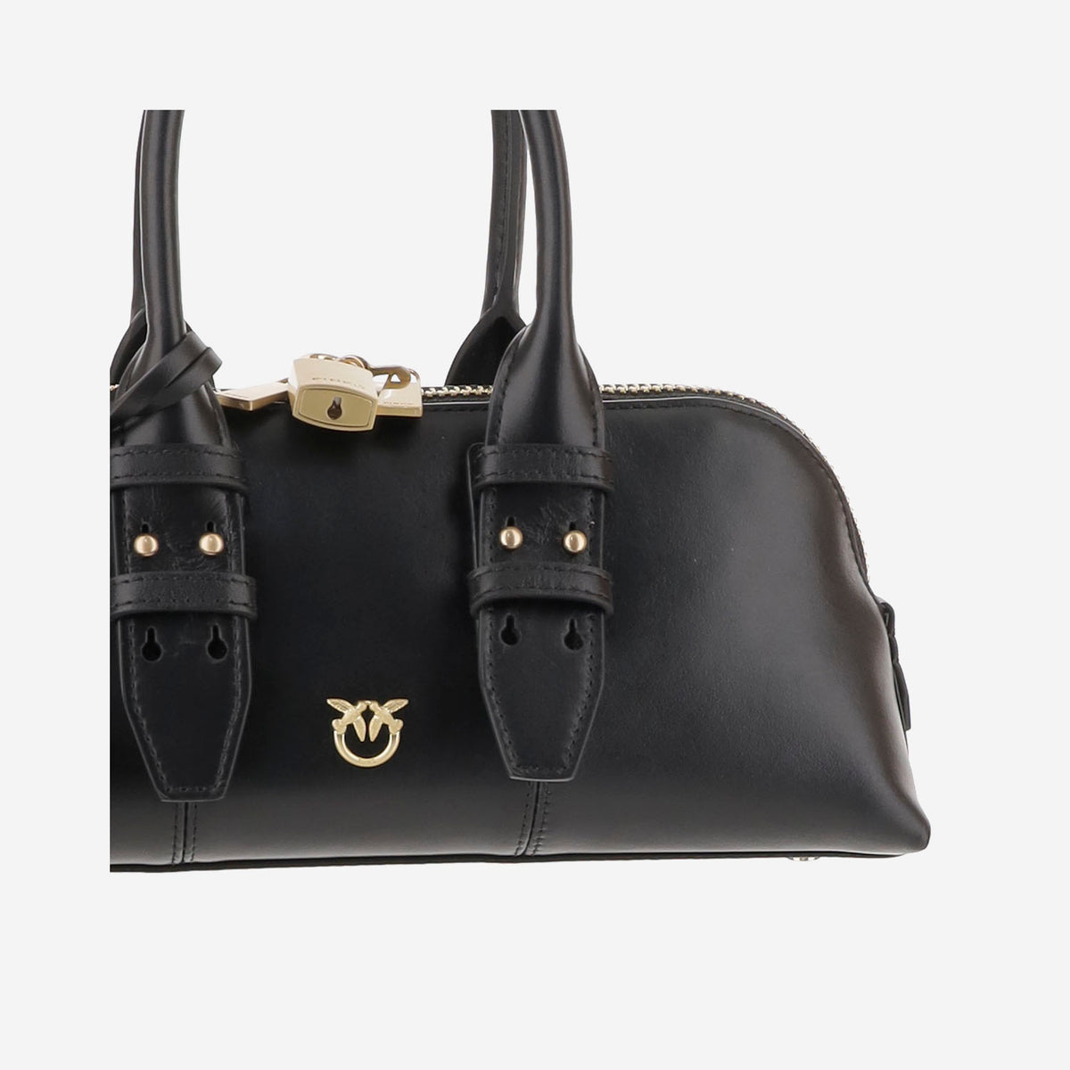 Pinko ピンコレザーボウリングバッグ - Image 5
