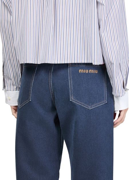 MIU MIU Flocked jeans - Image 5
