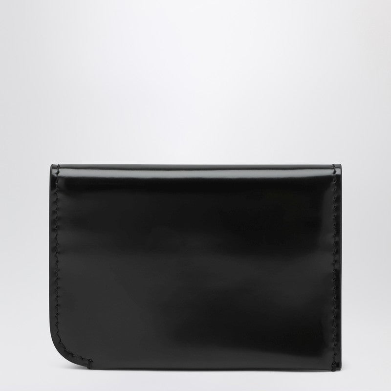 Jacquemus Jacquemus Black Curved Leather Cardholder - Image 5