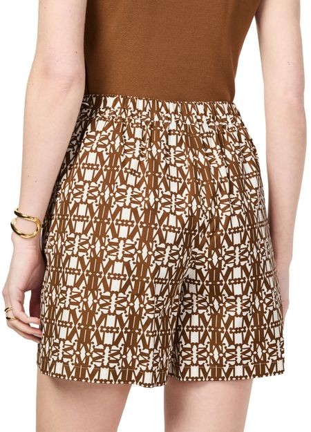 MAX MARA Taiga コットンポプリン プリント入り ショートパンツ - Image 5