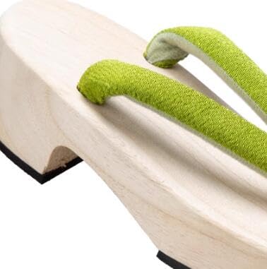 Japanese Clogs, Slippers, Women's Clogs, White Wood, Thick Soles, Summer, Ladies, Yukata Geta, Japanese Clothes, Accessories, Multicolor, Easy to Wear, Rubber Included, Summer