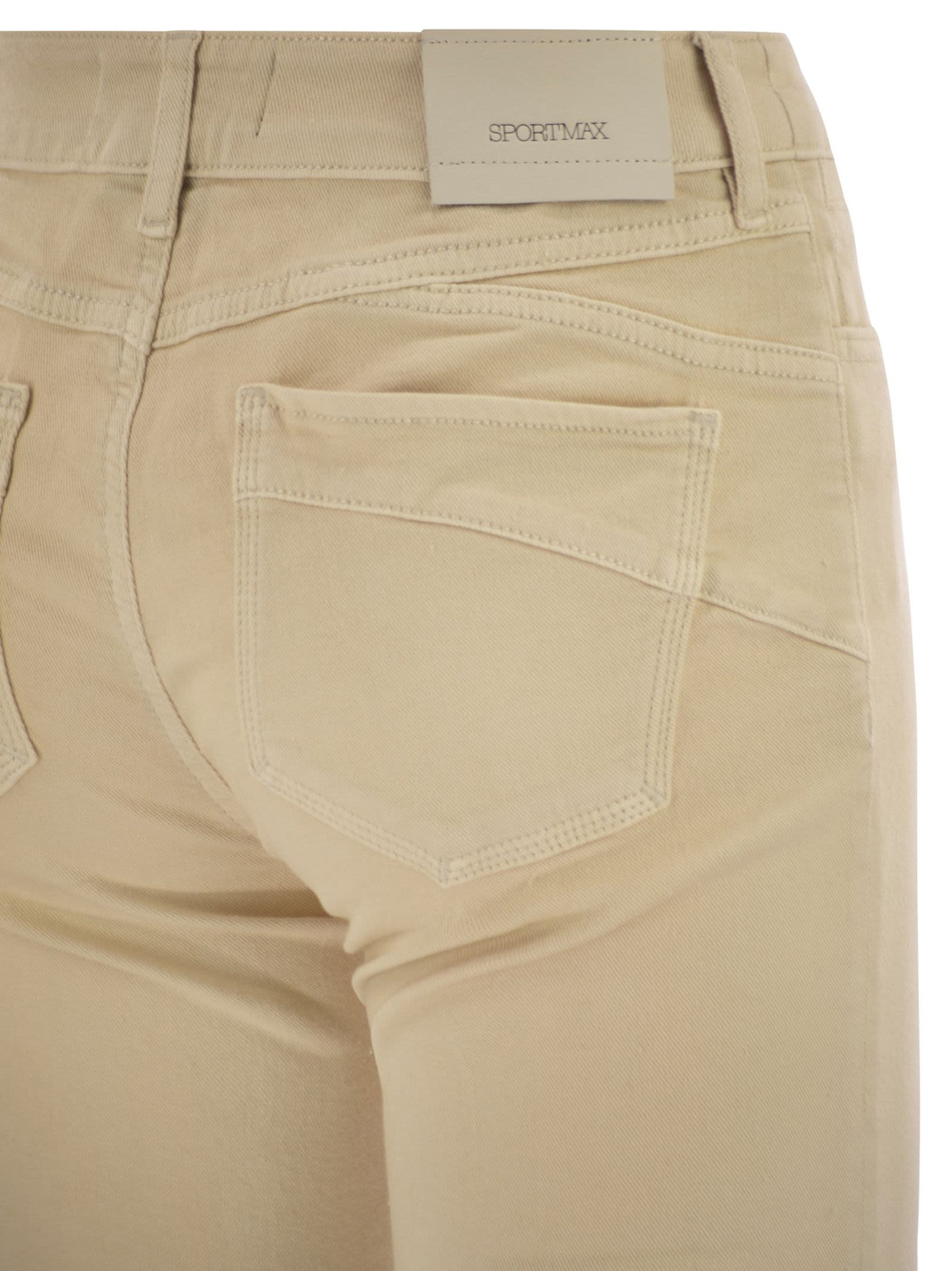 Sportmax SportMax Enna Denim Pants With Mini Flareライン - Image 5