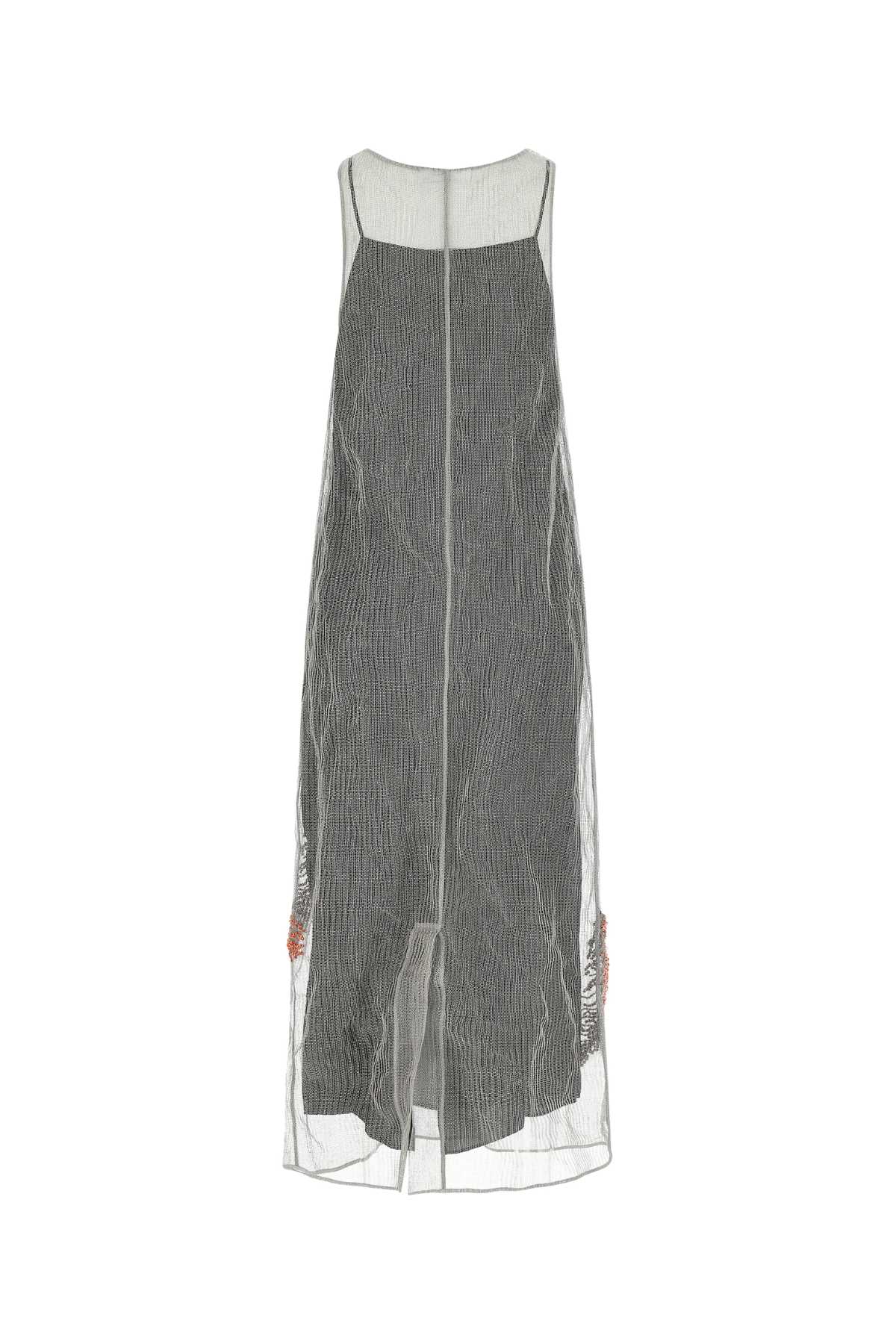 Prada プラダシルバーメッシュロングドレス - Image 5