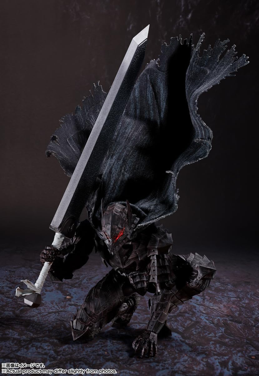 S.H. Figuarts Berserk Guts (Berserk Armor) - Passionate - Approx. 6.3 inches (160 mm), ABS, PVC & Fabric, Pre-painted Action Figure