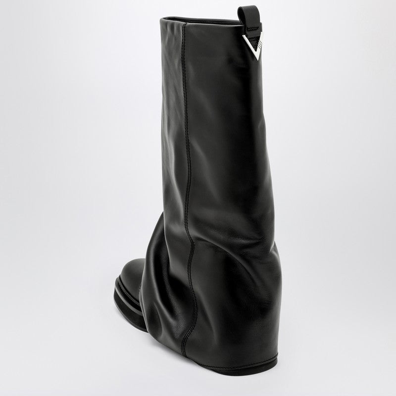The Attico Combat Robin Black Leather Boot - Image 5