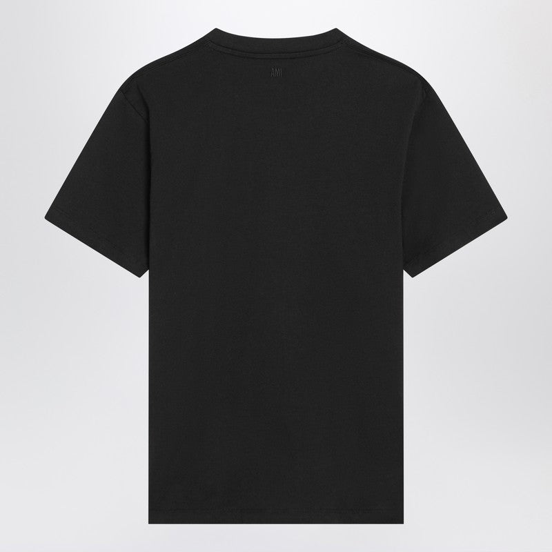 Ami Ami Paris Ami De Coeur Black Tシャツ - Image 5