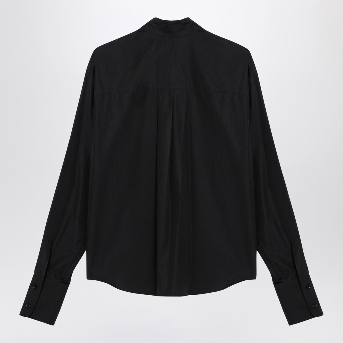 Sportmax SportMax Black Popeline Gesso Shird - Image 5