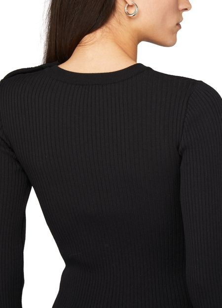 COURREGES ショルダースナップ リブニット セーター - Image 5