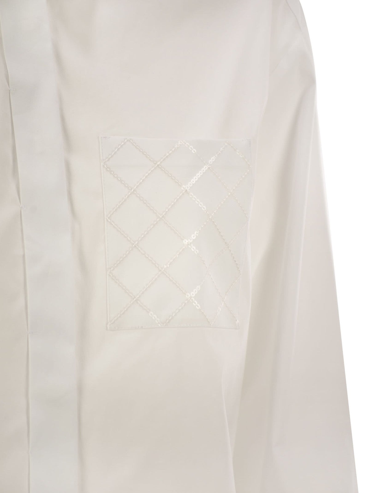 Peserico ペセリコストレッチコットンポップリンシャツ - Image 5