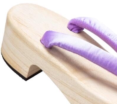 Japanese Clogs, Slippers, Women's Clogs, White Wood, Thick Soles, Summer, Ladies, Yukata Geta, Japanese Clothes, Accessories, Multicolor, Easy to Wear, Rubber Included, Summer