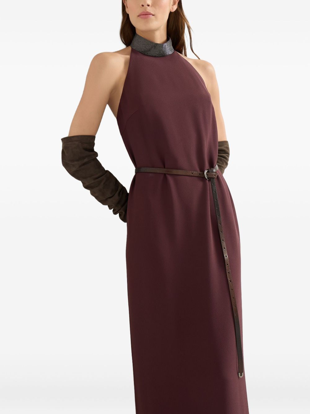 Brunello Cucinelli Silk Blend Maxiドレス - Image 5