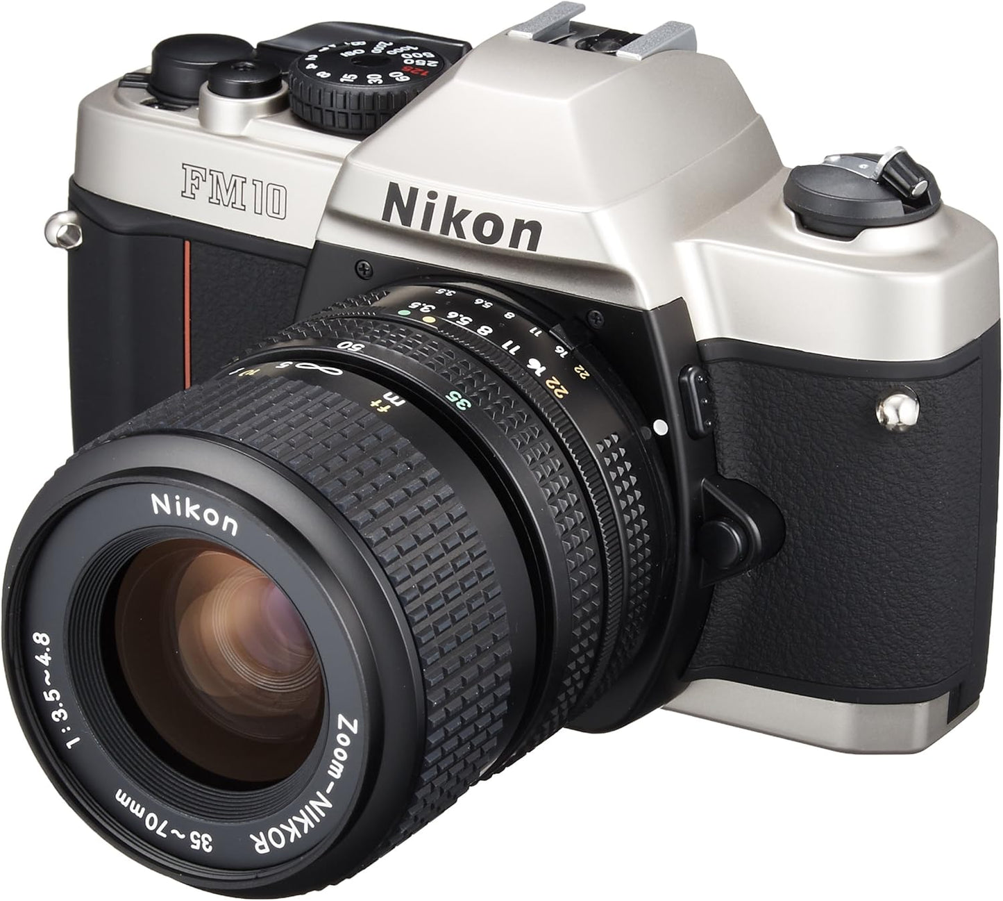 Nikon 一眼レフカメラ FM10 標準セット(FM10ボディー・Aiズームニッコール35-70mmF3.5-4.8S・カメラケース・ストラップ付)