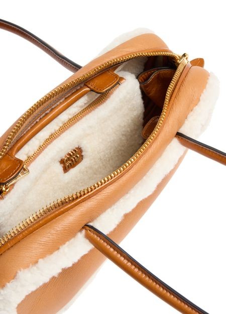MIU MIU Beau small shearling bag - Image 5