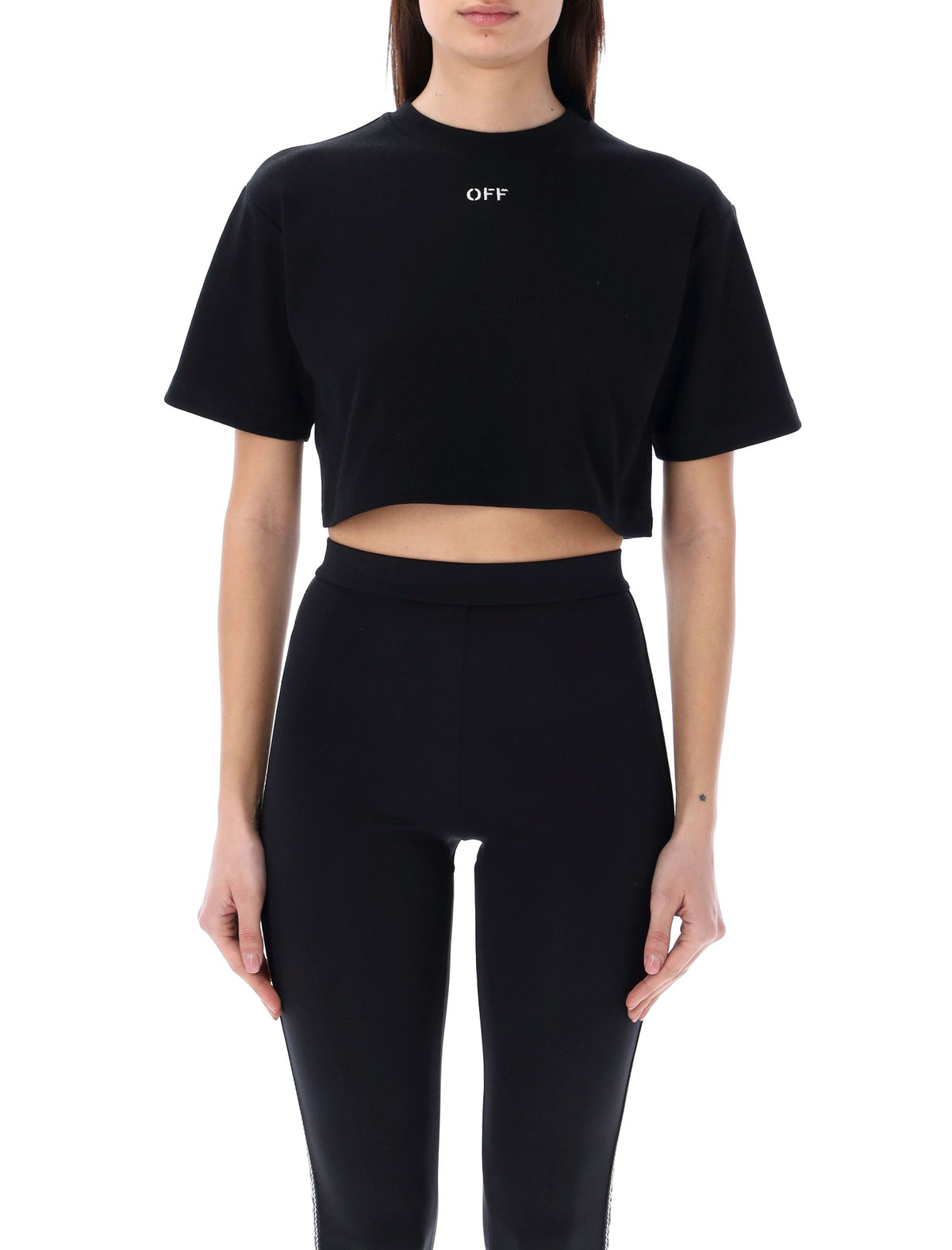 Off オフホワイトTシャツとポロスブラック - Image 5