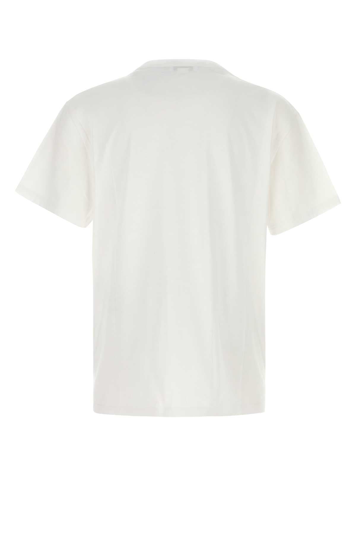 Alexander アレクサンダーマックイーンホワイトコットンTシャツ - Image 5