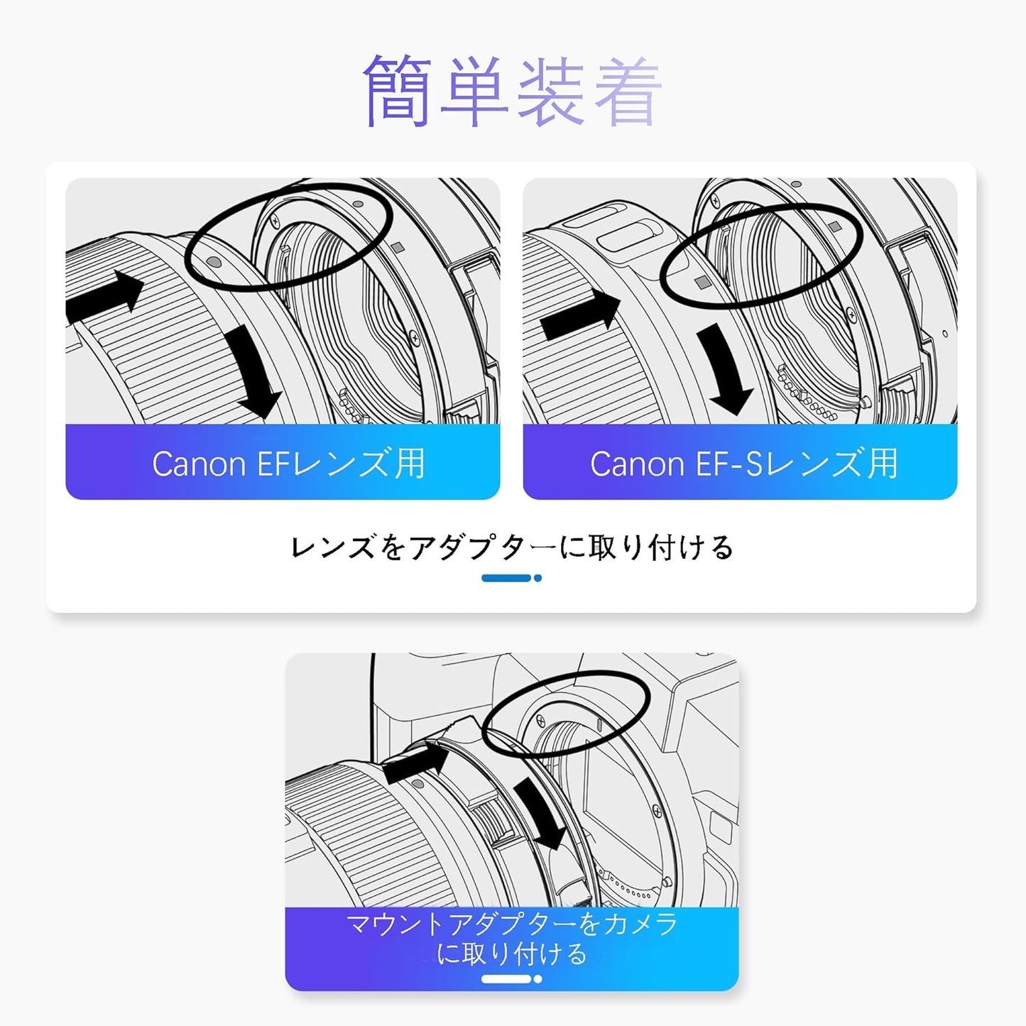 【Improved Version】JJC EF-EOSR Lens Mount Adapter for Canon EF/EF-S to RF Mount Convert for Canon EOS R5 Mark II R100 R8 R50 R6II R7 R10 R3 R6 R5 R5C R RP Ra Camera with Auto Focus Auto Aperture Arca