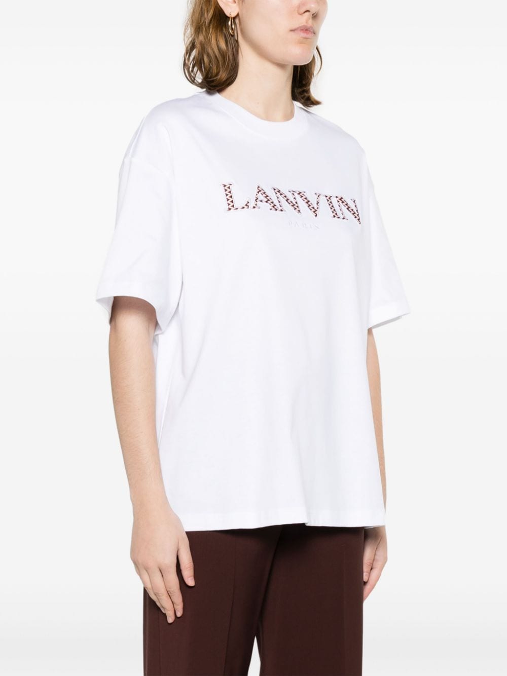 Lanvin ランバンロゴコットンTシャツ - Image 5