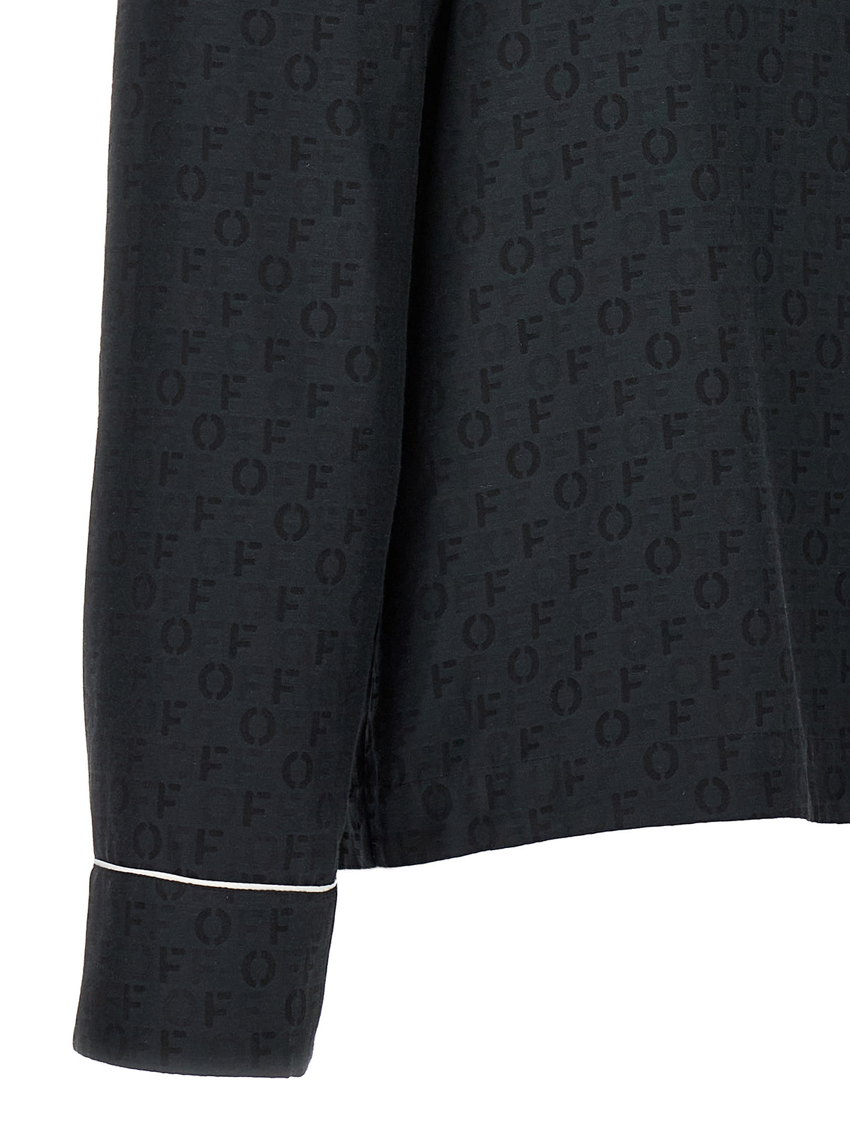 Off オフホワイト「ジャクードパジャマ」シャツ - Image 5