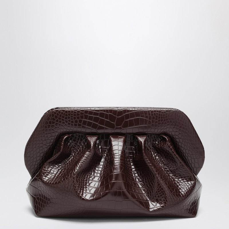 Themoire Hemoirèmediumbios Clutch Ebony Crocodile効果 - Image 5