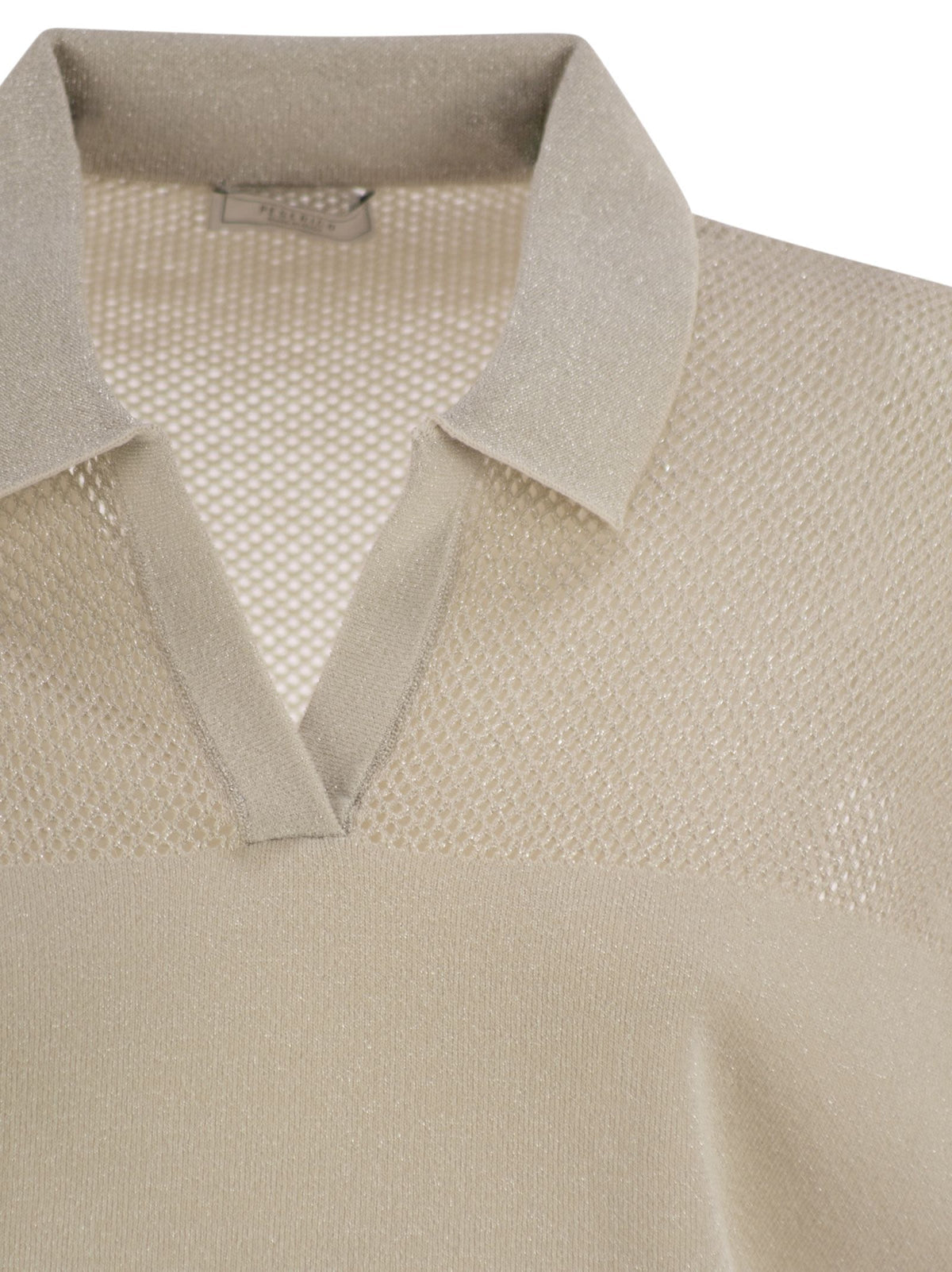 Peserico Pure Cotton Crepe YarnのPeserico Tricot Poloシャツ - Image 5