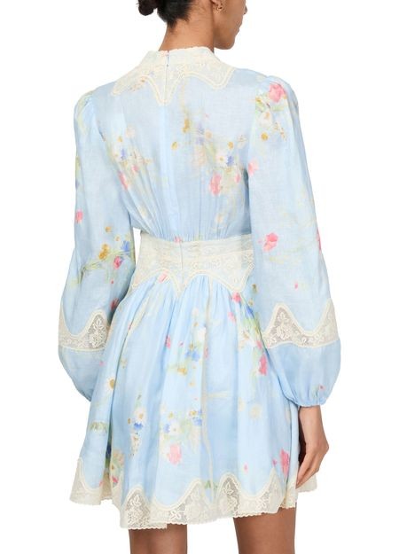 ZIMMERMANN Lucky lace plunge mini dress - Image 5