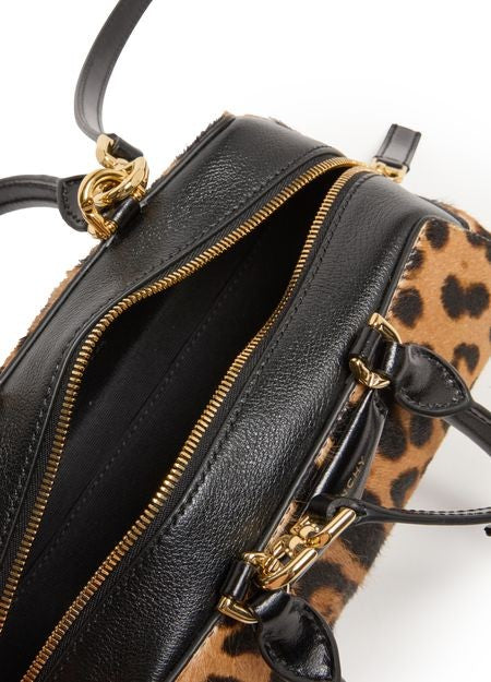 GIVENCHY Mini Antigona East-West bag in leather with leopard print - Image 5