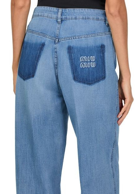 MIU MIU Straight-cut jeans - Image 5