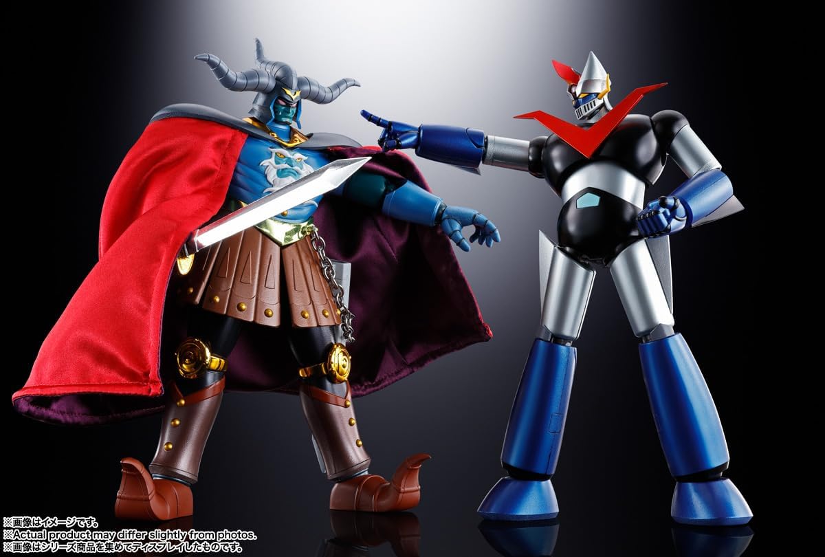 TAMASHII NATIONS Soul of Chogokin Mazinger Z vs. Dark Great General GX-110 Dark Great General Approx. 8.3 inches (210 mm); ABS, Die-cast, POM & Cloth; Pre-painted poseable action figure