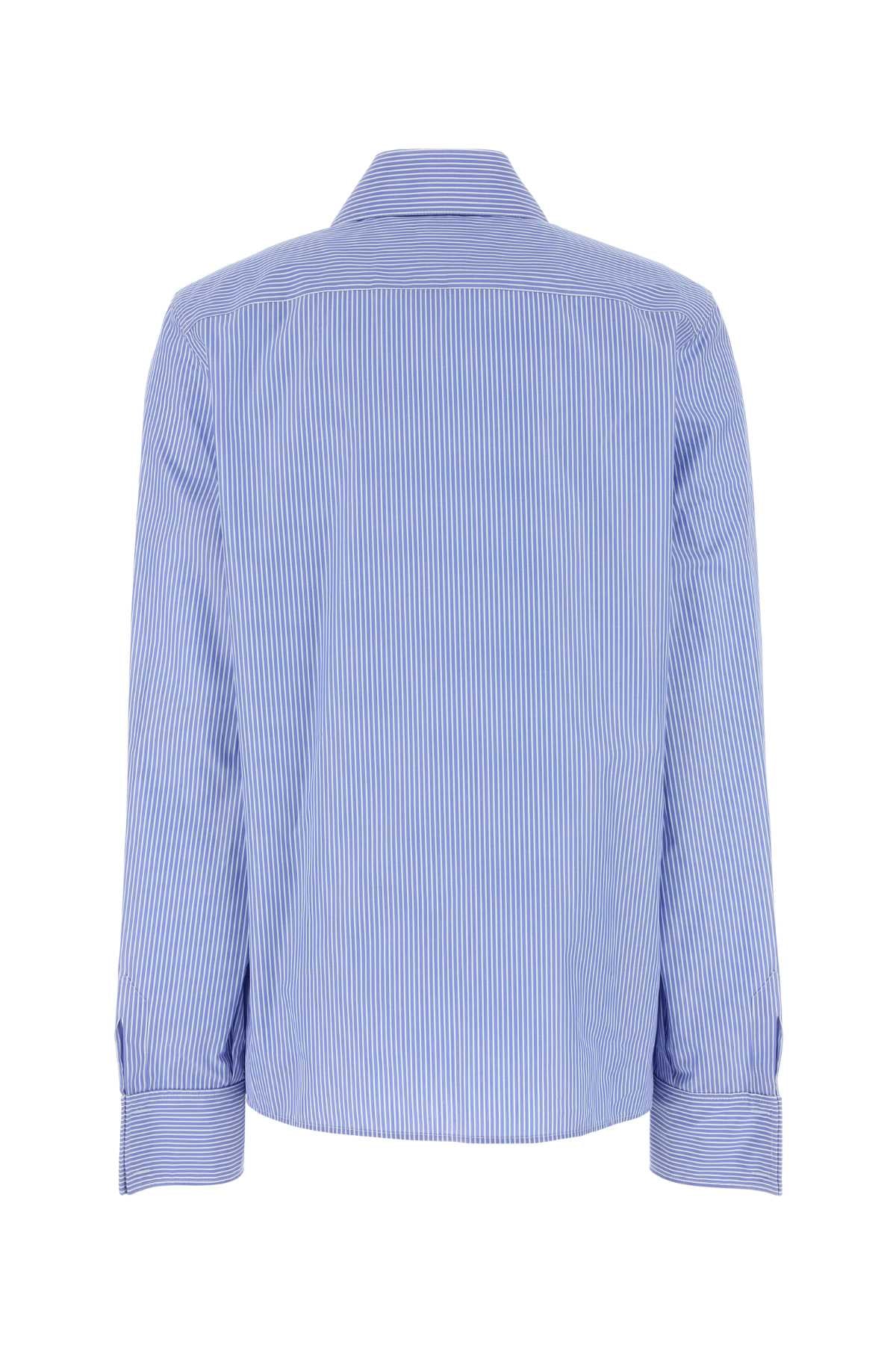 Saint セントローラン刺繍ポプリンカサンドルシャツ - Image 5