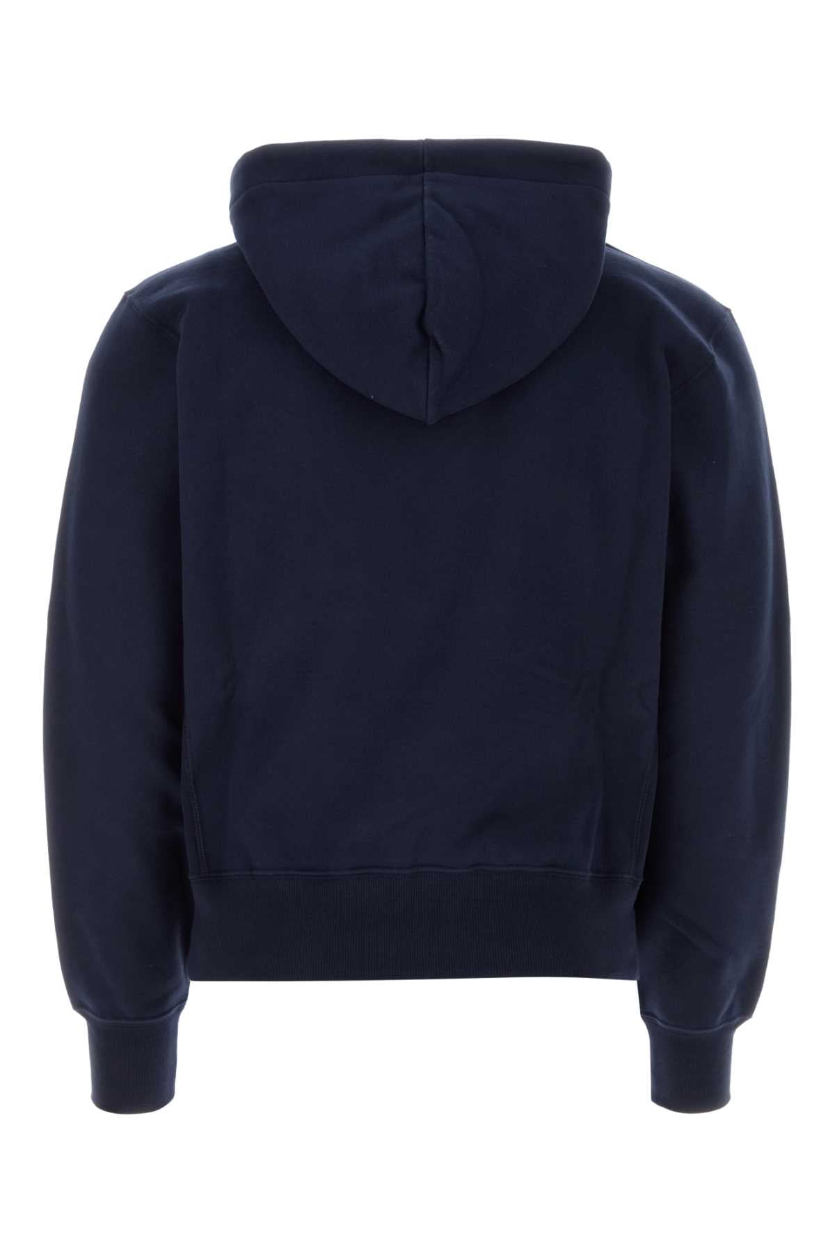 Saint セントローランミッドナイトブルーコットンスウェットシャツ - Image 5