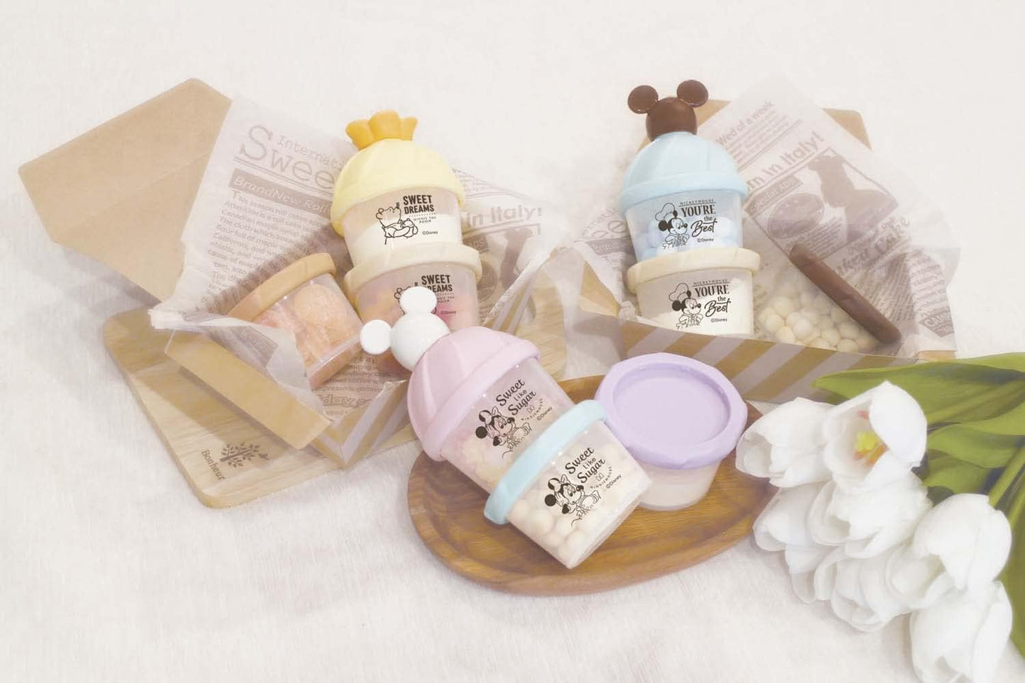 Nishiki Chemical Powder Milk Case, Winnie the Pooh Caramel