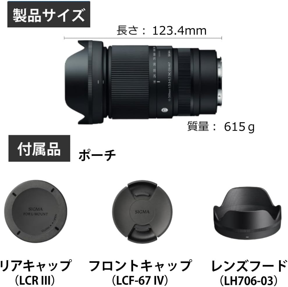 Sigma 16-300mm F3.5-6.7 DC OS(C) Sony E (Compatible) & Marumi Lens Protection Filter & Camera Wrap Set